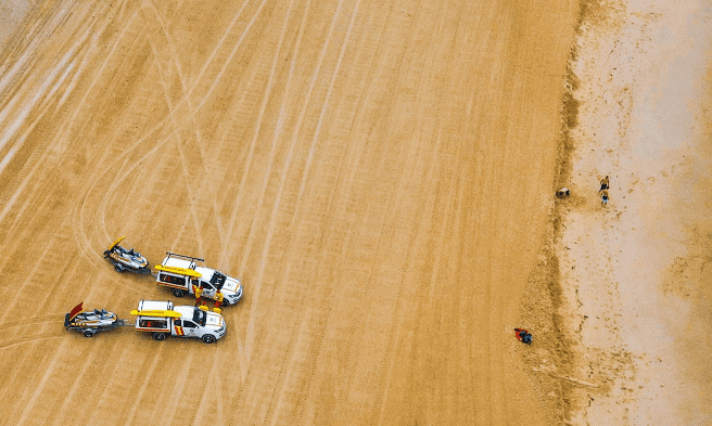 Gold Coast aerial view ground